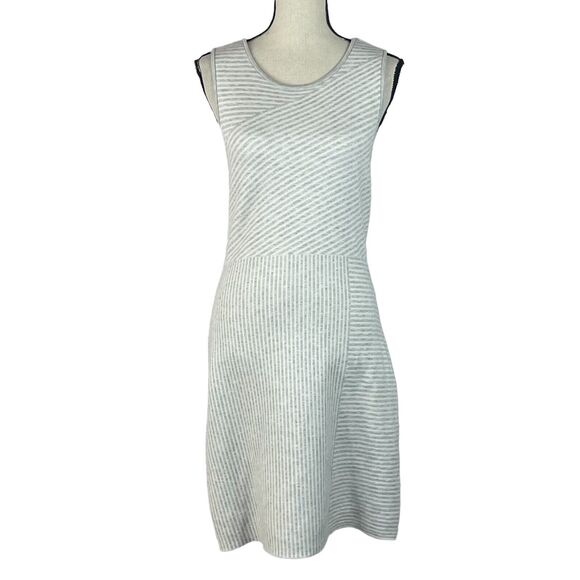 Athleta Small A-Line Tank Sweater Dress Chills and Valleys Striped Sleeveless - Picture 3 of 7
